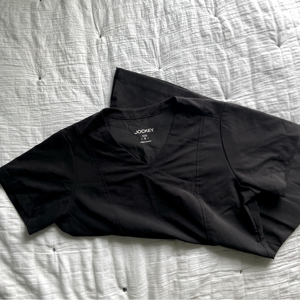 Jockey Women’s Black Scrub Top- Size Small